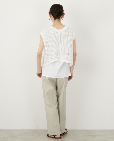 テープヤーン2WAYビスチェ 詳細画像 オフホワイト 5