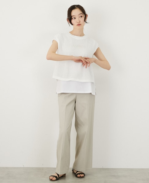 テープヤーン2WAYビスチェ 詳細画像 オフホワイト 7