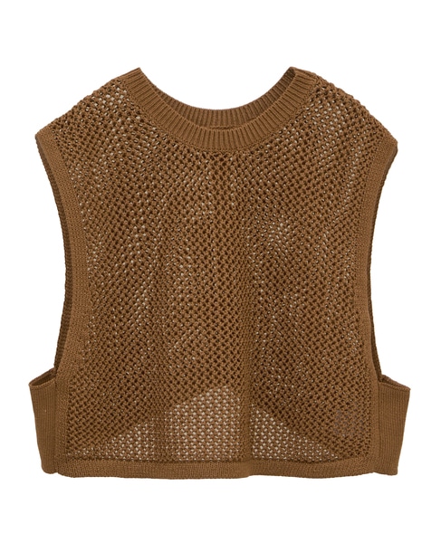 テープヤーン2WAYビスチェ 詳細画像 キャメル 8