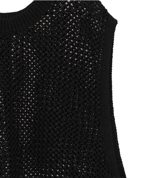 テープヤーン2WAYビスチェ 詳細画像 ブラック 11