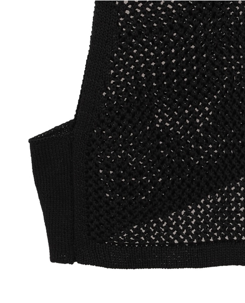 テープヤーン2WAYビスチェ 詳細画像 ブラック 12