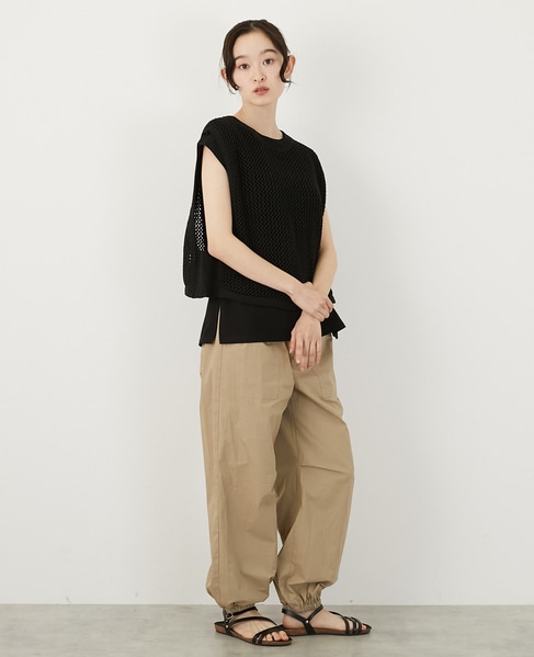 テープヤーン2WAYビスチェ 詳細画像 ブラック 7