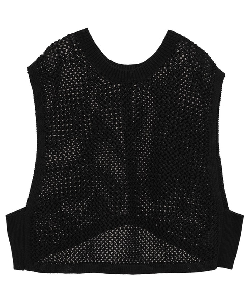 テープヤーン2WAYビスチェ 詳細画像 ブラック 8