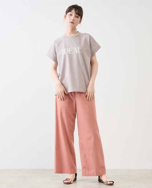 ラグランロゴTシャツ 詳細画像 グレージュ 2