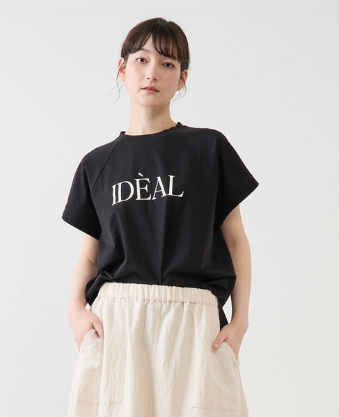 ラグランロゴTシャツ 詳細画像 ブラック 1