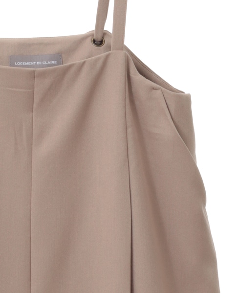サロペットワンピース 詳細画像 ベージュ 8