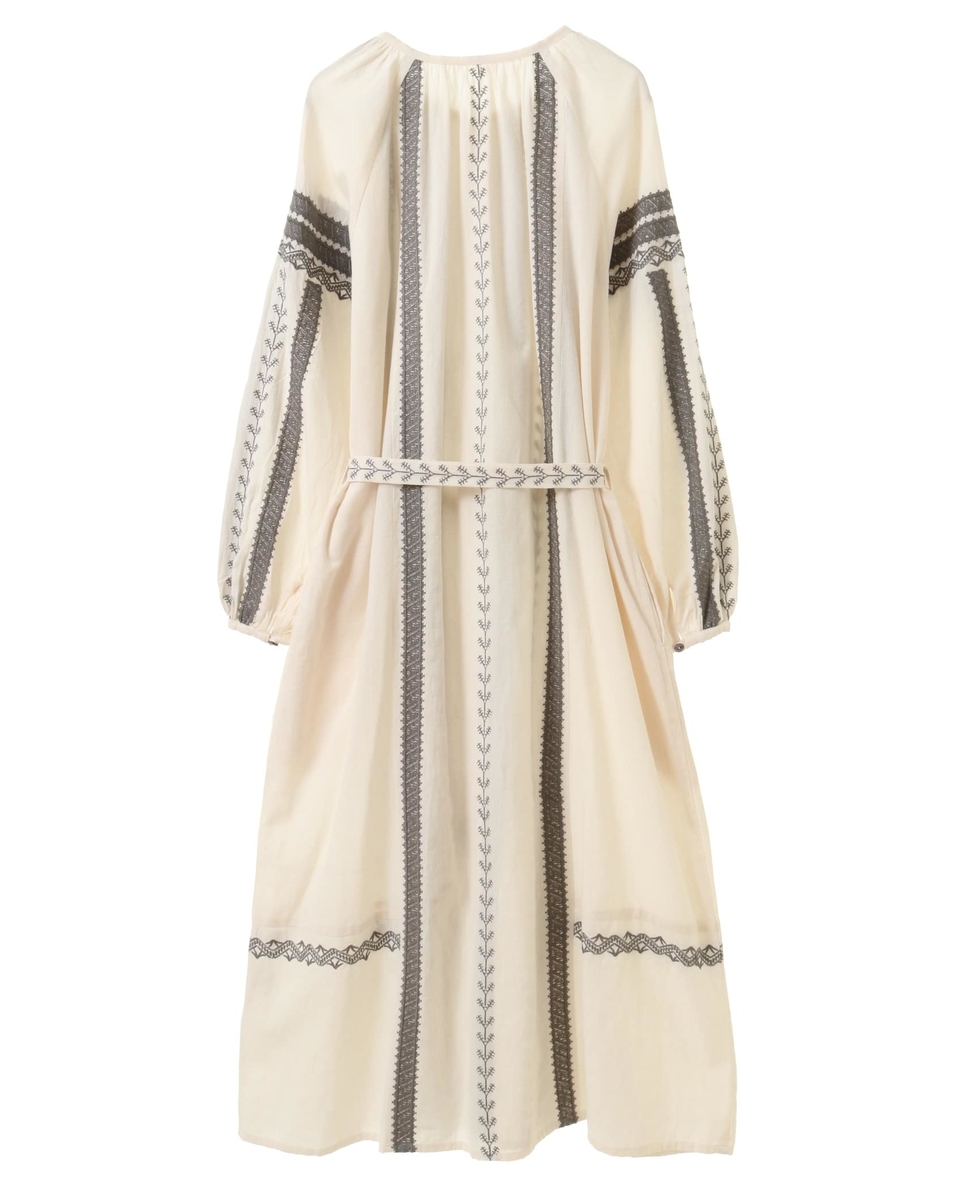 LOURMARIN】コットンリネン刺しゅうワンピース｜LOGEMENT DE