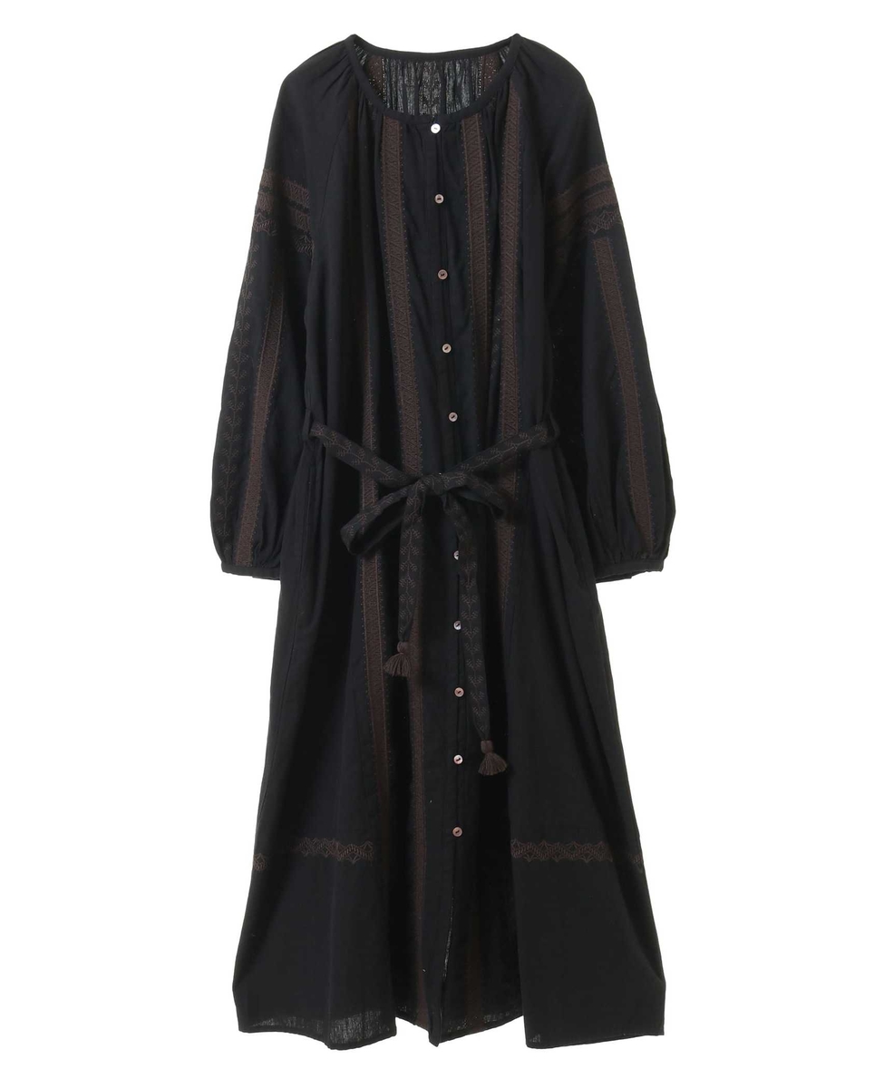 LOURMARIN】コットンリネン刺しゅうワンピース｜LOGEMENT DE