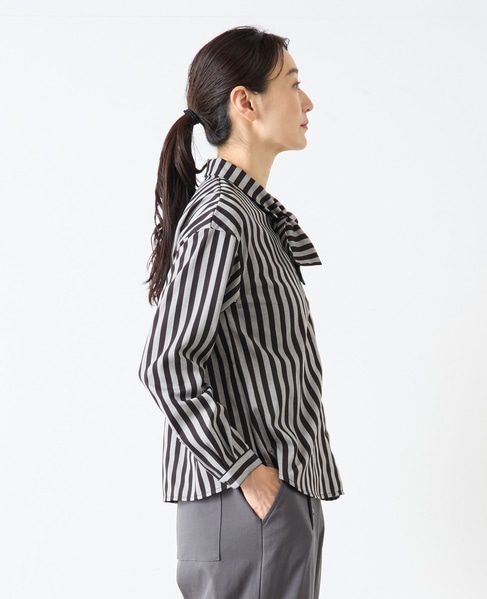 ボウタイブラウス 詳細画像 ブラック 4