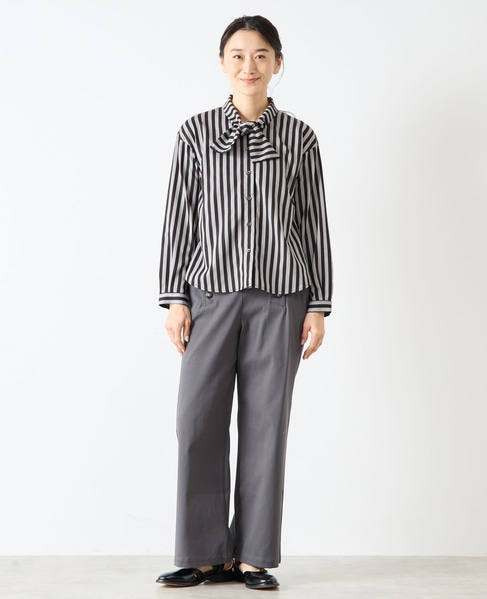 ボウタイブラウス 詳細画像 ブラック 6