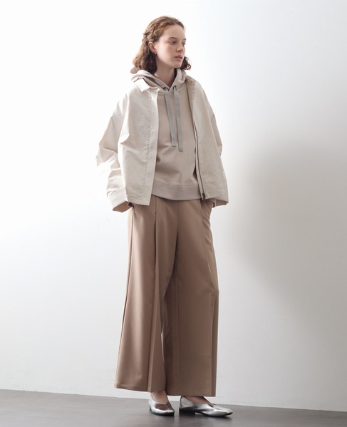 フロントジップショートジャケット 詳細画像 オフホワイト 2