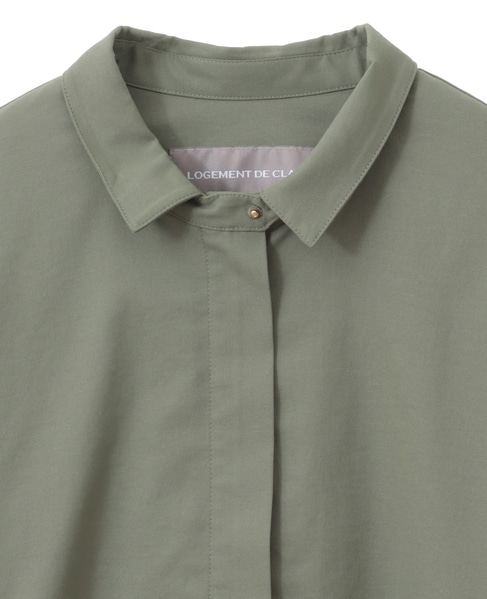 フロントジップショートジャケット 詳細画像 カーキ 11