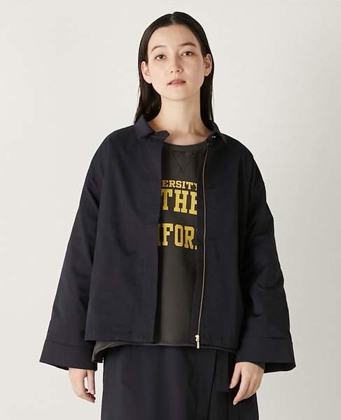 フロントジップショートジャケット 詳細画像 ネイビー 5