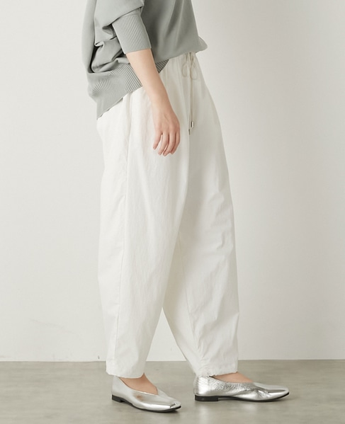 【LOURMARIN】タックワイドテーパード 詳細画像 オフホワイト 4
