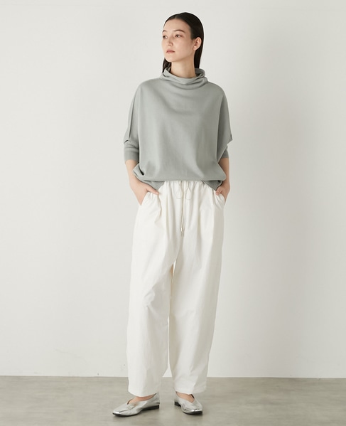 【LOURMARIN】タックワイドテーパード 詳細画像 オフホワイト 6