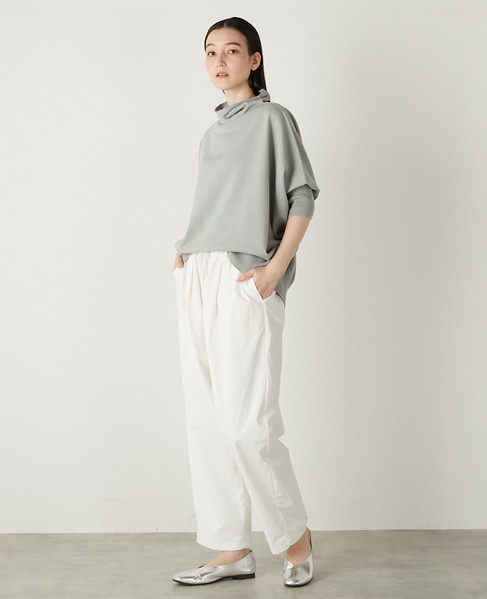 【LOURMARIN】タックワイドテーパード 詳細画像 オフホワイト 7