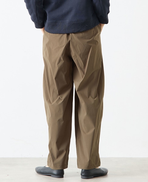 【LOURMARIN】タックワイドテーパード 詳細画像 カーキ 3
