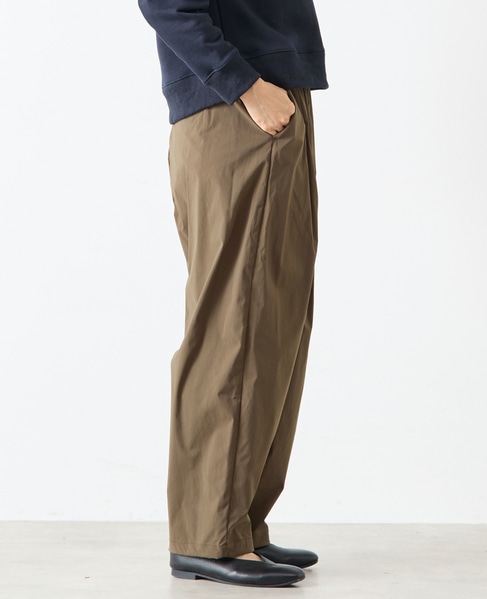 【LOURMARIN】タックワイドテーパード 詳細画像 カーキ 4