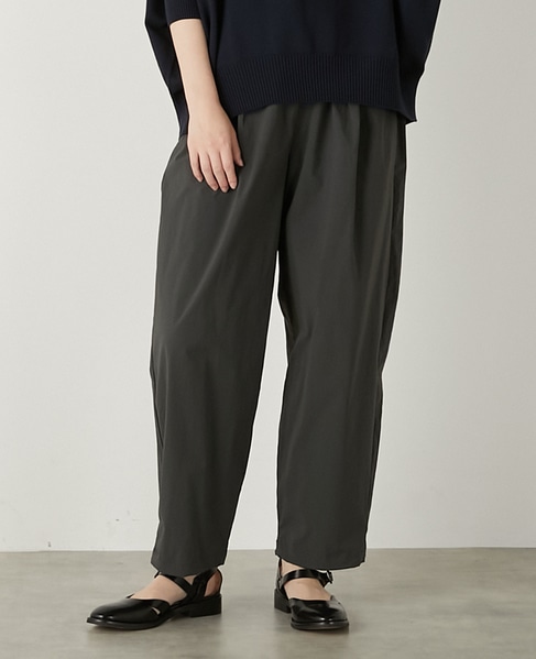 【LOURMARIN】タックワイドテーパード 詳細画像 スミクロ 1