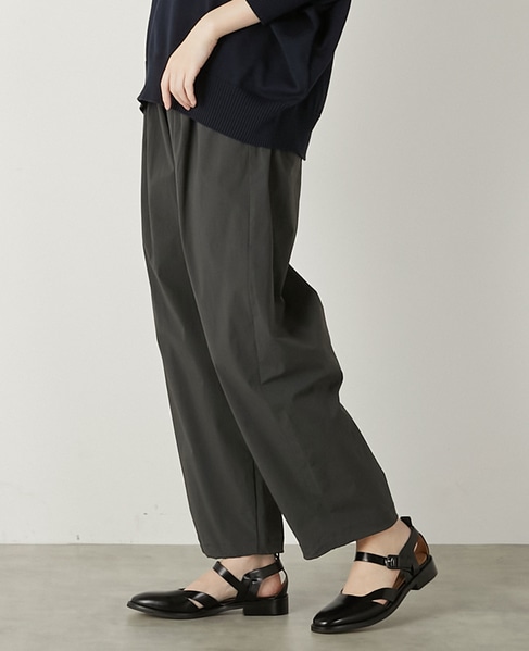 【LOURMARIN】タックワイドテーパード 詳細画像 スミクロ 2