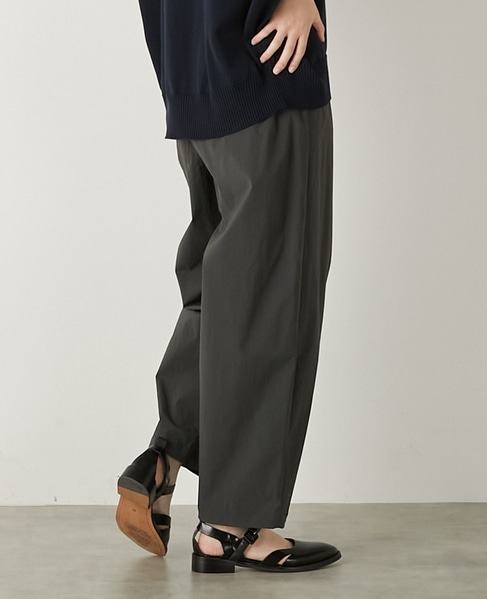 【LOURMARIN】タックワイドテーパード 詳細画像 スミクロ 4