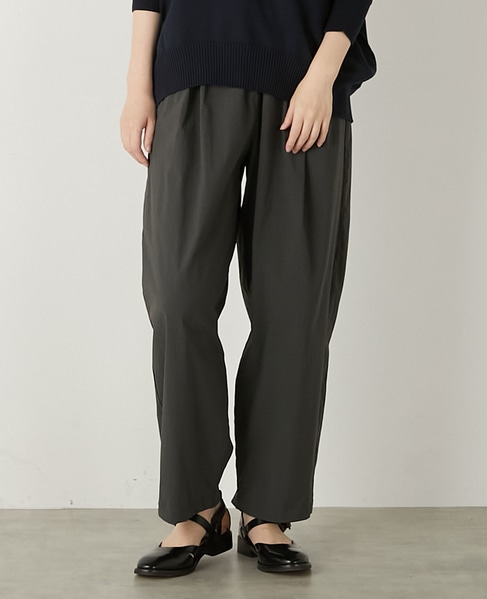 【LOURMARIN】タックワイドテーパード 詳細画像 スミクロ 5