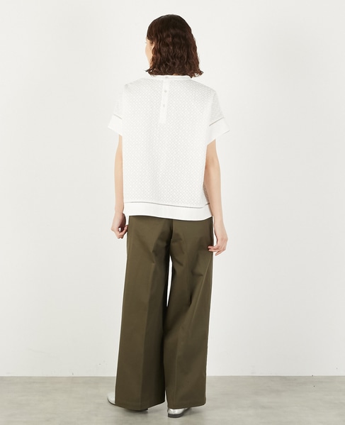 綿麻センタープレスチノ 詳細画像 カーキ 6