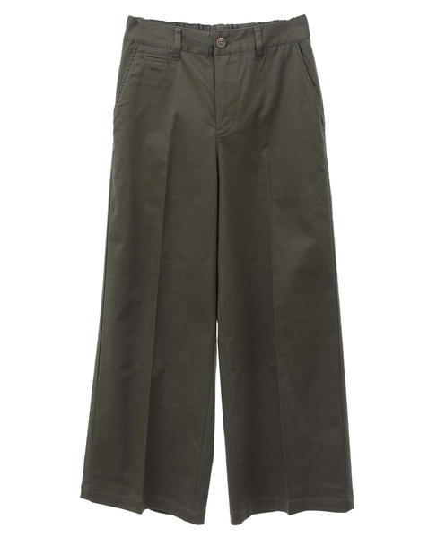 綿麻センタープレスチノ 詳細画像 カーキ 9