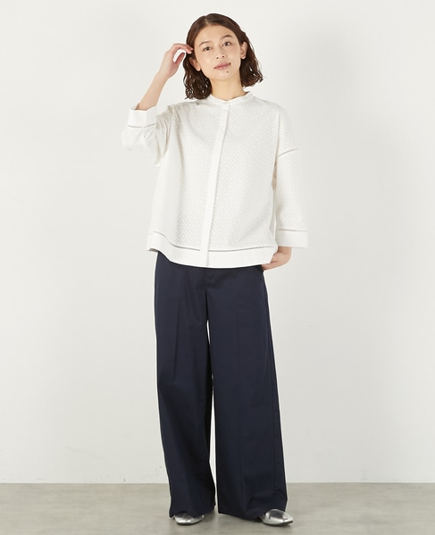 綿麻センタープレスチノ 詳細画像 ネイビー 2