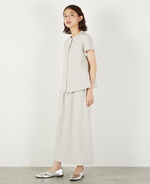 麻調ジレブラウス 詳細画像 グレイッシュベージュ 3