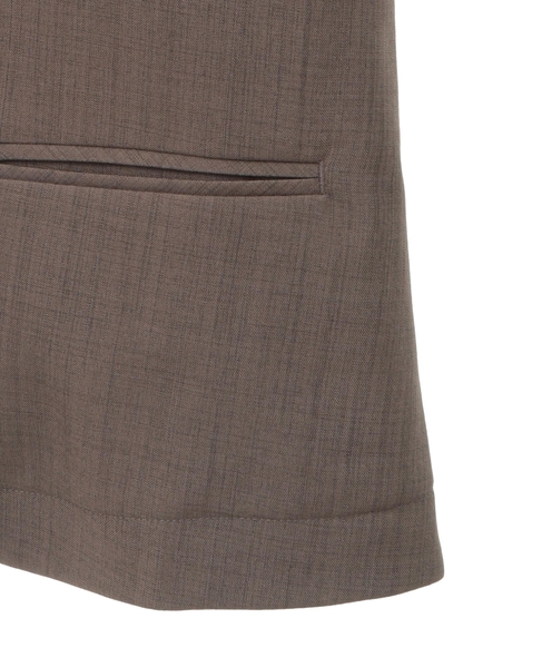 麻調ジレブラウス 詳細画像 ブラウン 6