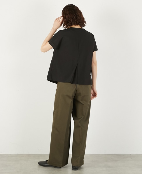 麻調ジレブラウス 詳細画像 ブラック 5