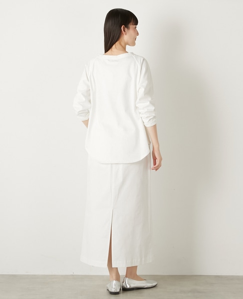 ラグラン長袖プルオーバー 詳細画像 オフホワイト 8