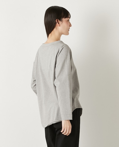 ラグラン長袖プルオーバー 詳細画像 グレー 4