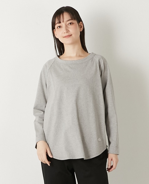 ラグラン長袖プルオーバー 詳細画像 グレー 5