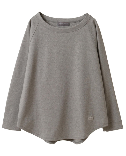 ラグラン長袖プルオーバー 詳細画像 グレー 9