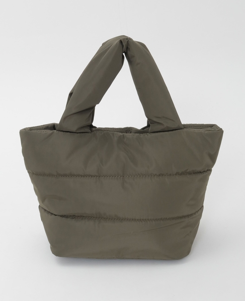 【編み込みパフィトート】 詳細画像 カーキ 8