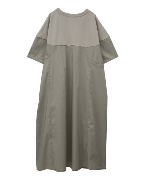 カットソーコンビワンピース 詳細画像 グレイッシュベージュ 9