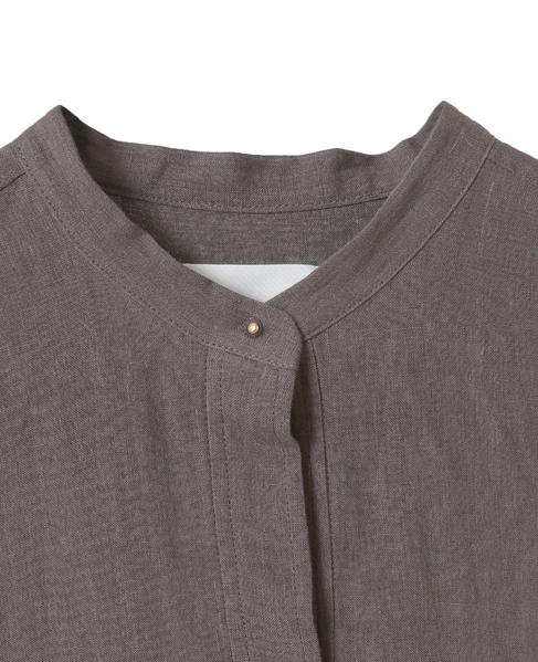 【LOURMARIN】パフスリーブリネンワンピース 詳細画像 ブラウン 10