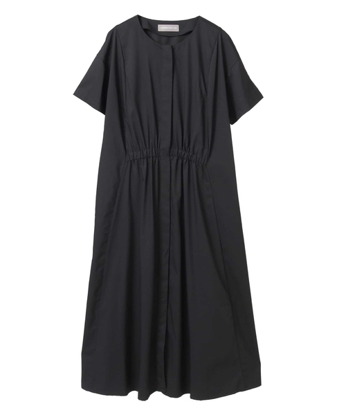 フロントギャザーシャツワンピース 詳細画像 ブラック 9