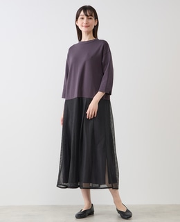 レースコンビワンピース