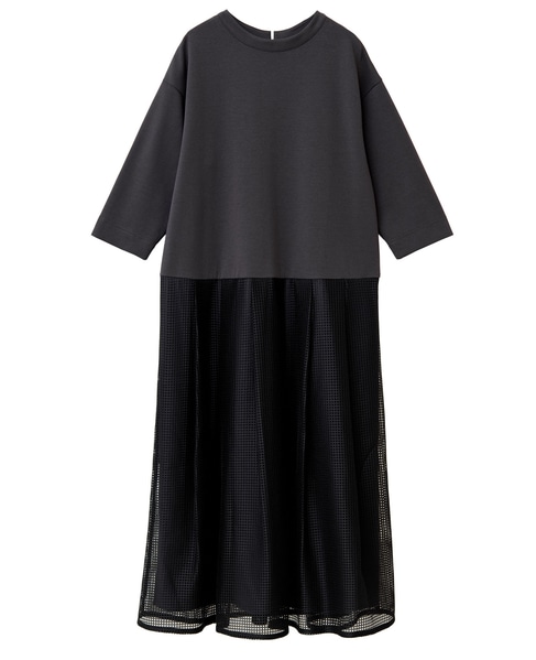 レースコンビワンピース 詳細画像 ブラック 8