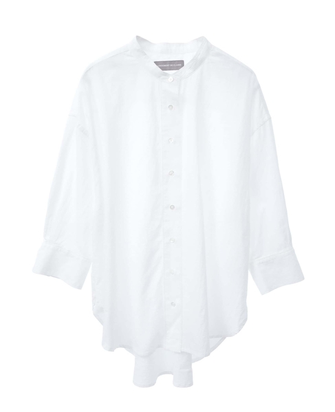 コットンローンバンドカラーシャツ 詳細画像 オフホワイト 8