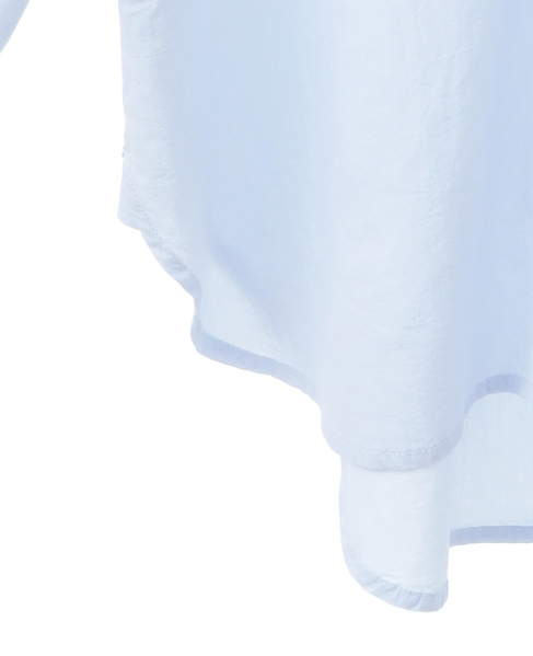 コットンローンバンドカラーシャツ 詳細画像 サックスブルー 12