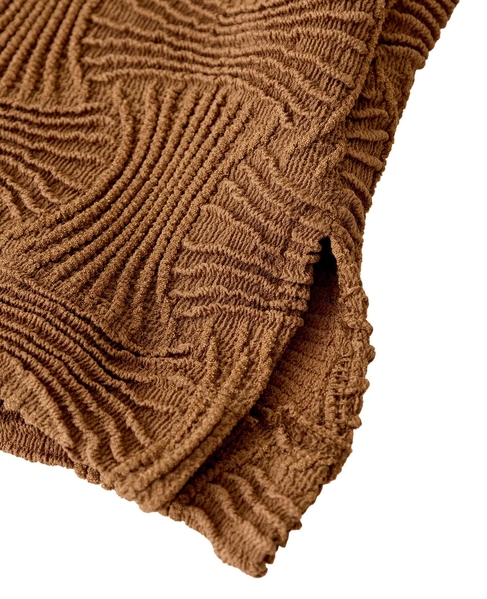 フレンチスリーブジャガードプルオーバー 詳細画像 ブラウン 9