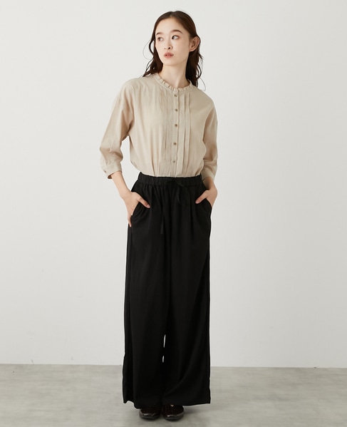 【LOURMARIN】フロントタックシャツ 詳細画像 ピンクベージュ 2