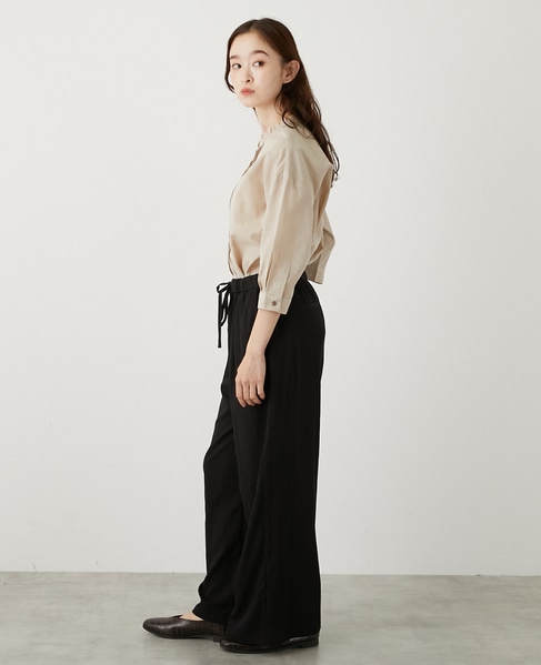 【LOURMARIN】フロントタックシャツ 詳細画像 ピンクベージュ 4