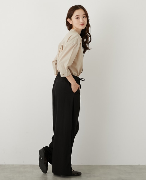 【LOURMARIN】フロントタックシャツ 詳細画像 ピンクベージュ 8