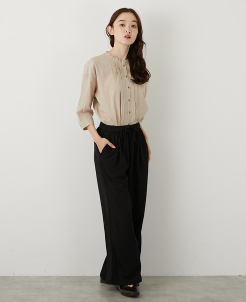 【LOURMARIN】フロントタックシャツ 詳細画像 ピンクベージュ 9