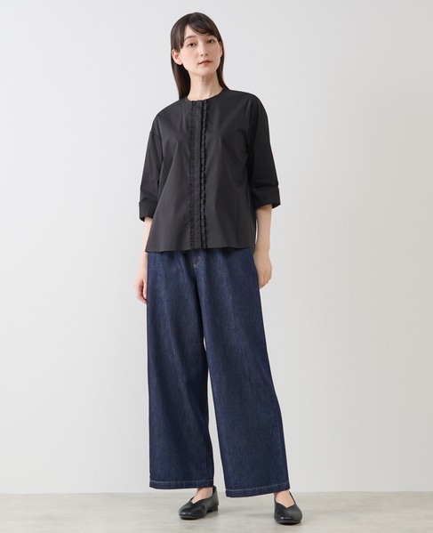 フリルシャツ 詳細画像 ブラック 8